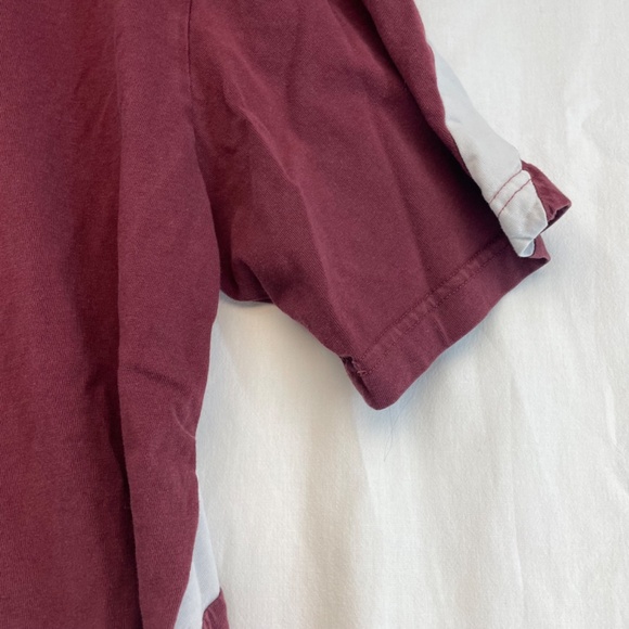Reebok T-Shirt Maroon White Men’s Size Extra Large - Picture 5 of 11